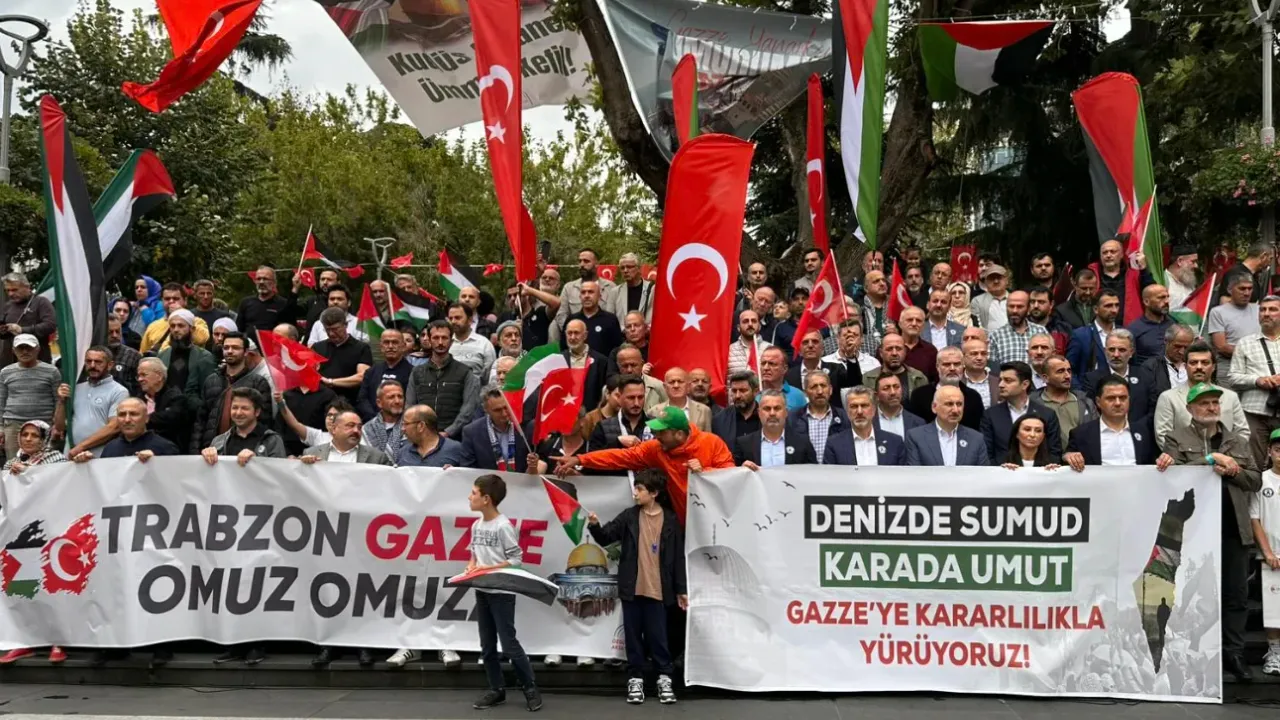 Trabzon Ayağa Kalktı! Gazze İçin Tarihi Direniş Başladı!